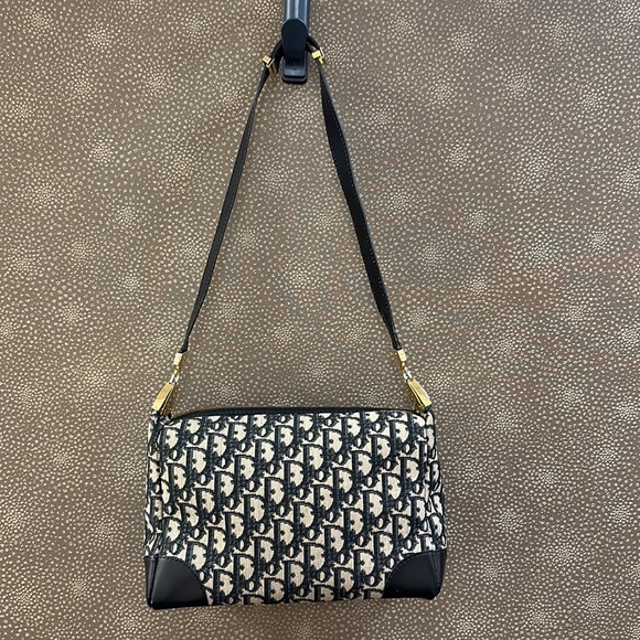 🔥🔥🔥Authentic Vintage Christian Dior Trotter Shoulder Bag - Picture 3 of 16